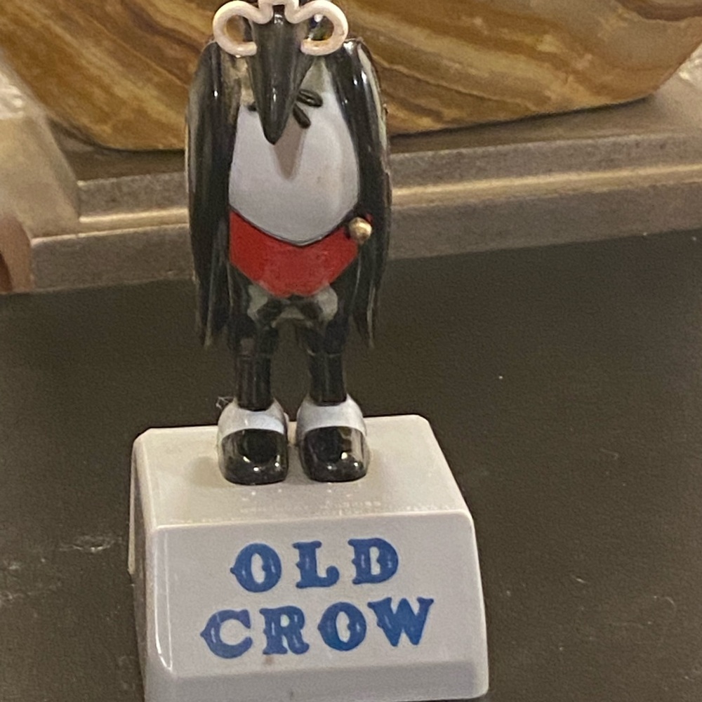 Old crow,bar display,